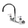 Encore Plumbing 8 in Wall Mount Faucet w/ Swivel Gooseneck Spout KL54-8002-SE1